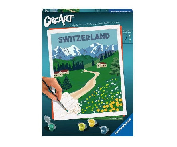 Ravensburger - Рисувателна Галерия - Szwajcaria Krajobraz --- BebeMama
