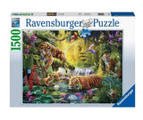 Ravensburger - Пъзел 1500 Ел. - Необезпокоявани Тигри --- BebeMama