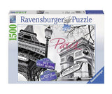 Ravensburger - Пъзел 1500 Ел. - Париж --- BebeMama
