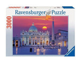 Ravensburger - Пъзел 3000 Ел. - Катедралата Свети Петър Рим --- BebeMama
