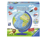 Ravensburger - 3D Пъзел 180 Ел. - Глобус За Деца --- BebeMama