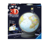 Ravensburger - 3D Пъзел 540 Ел. - Глобус Със Светлина --- BebeMama