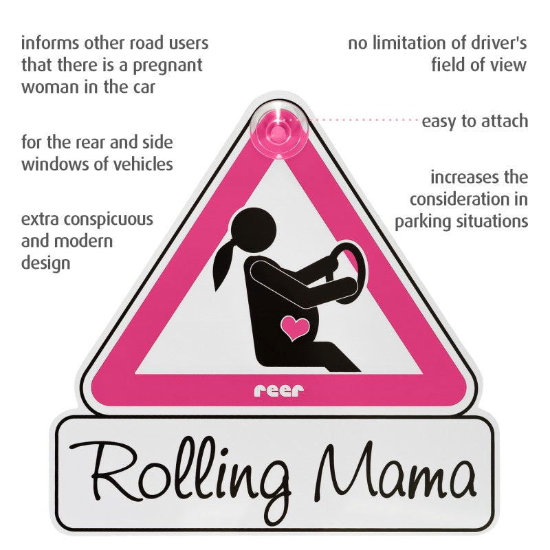 Автомобилен Знак За Бременни Жени Reer Mommyline 88014 --- BebeMama
