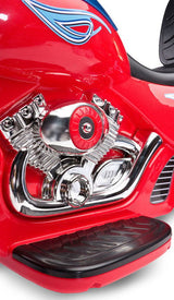 Акумулаторен Мотор Ride-Оn Vehicle Rebel Червен Caretero Toyz --- BebeMama