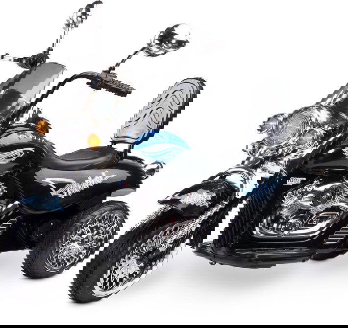 Акумулаторен Мотор Ride-Оn Vehicle Rebel Черен Caretero Toyz --- BebeMama