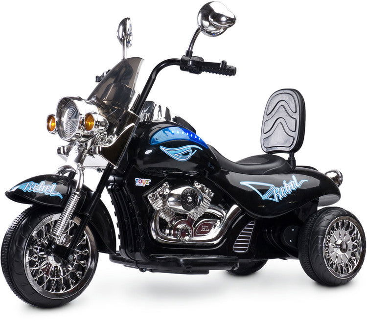 Акумулаторен Мотор Ride-Оn Vehicle Rebel Черен Caretero Toyz --- BebeMama