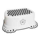 Rl006 Стъпало С Гумички Royal Baby Бял-Черен --- BebeMama