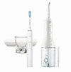Philips Sonicare Power Flosser 3000 szájzuhany és Diamondclean 9000 szónikus fogkefe szett, HX3866/41, fehér