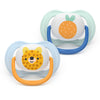 Залъгалки Ultra Air Happy 0 6м Сини С Плод И Мече Philips Avent