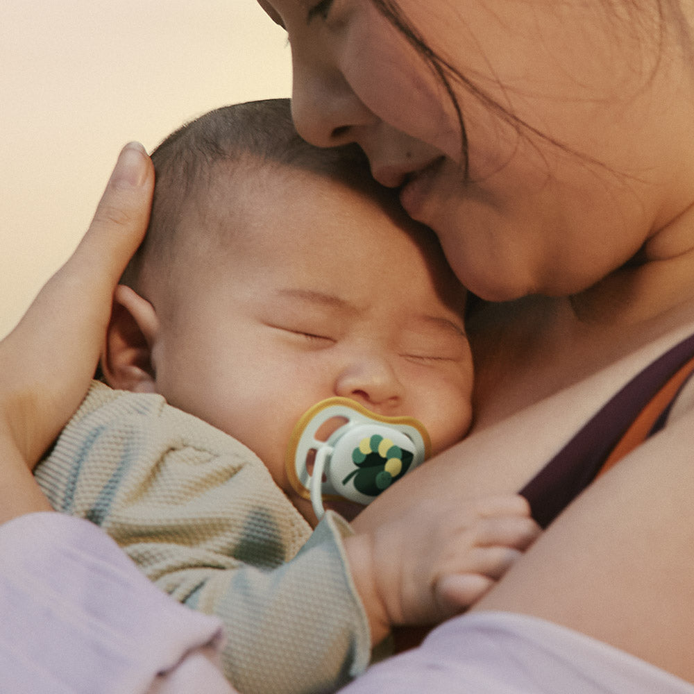 Залъгалки Ultra Air 0 6м Леопард И Гъсеница, Сини Philips Avent