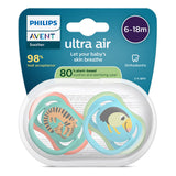 Залъгалки Ultra Air 6 18м Тукан И Тигър, Син Philips Avent