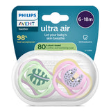 Залъгалки Ultra Air 6 18м Листо И Коте, Розово Philips Avent