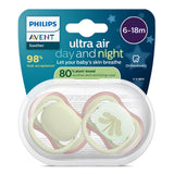 Залъгалки Ultra Air 6 18м Ден И Нощ, Неутрални Philips Avent