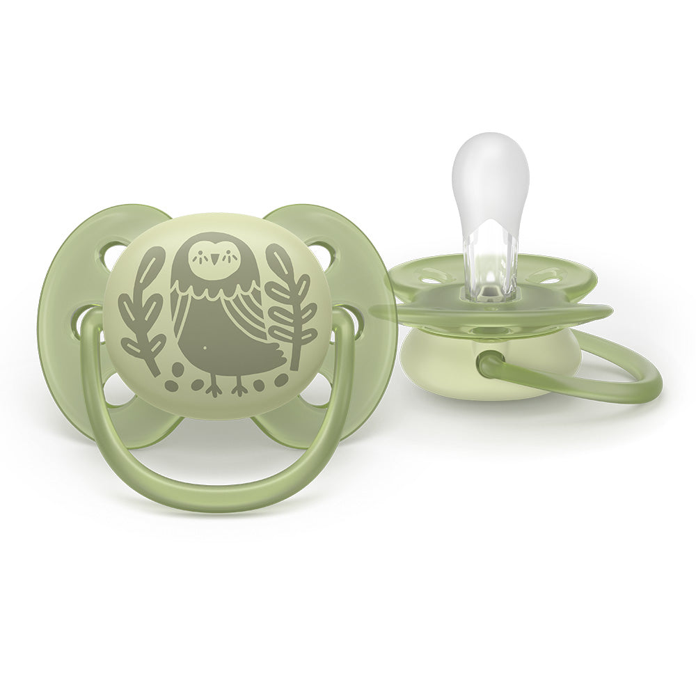 Залъгалки Ultra Soft 6 18м Неутрални С Декор Philips Avent