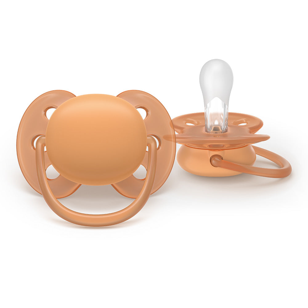 Залъгалки Ultra Soft 18м+ Лилав Оранж Philips Avent