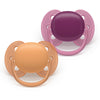 Залъгалки Ultra Soft 18м+ Лилав Оранж Philips Avent