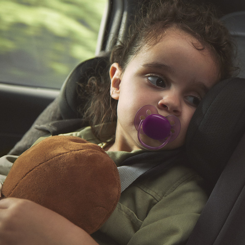 Залъгалки Ultra Soft 18м+ Лилав Оранж Philips Avent