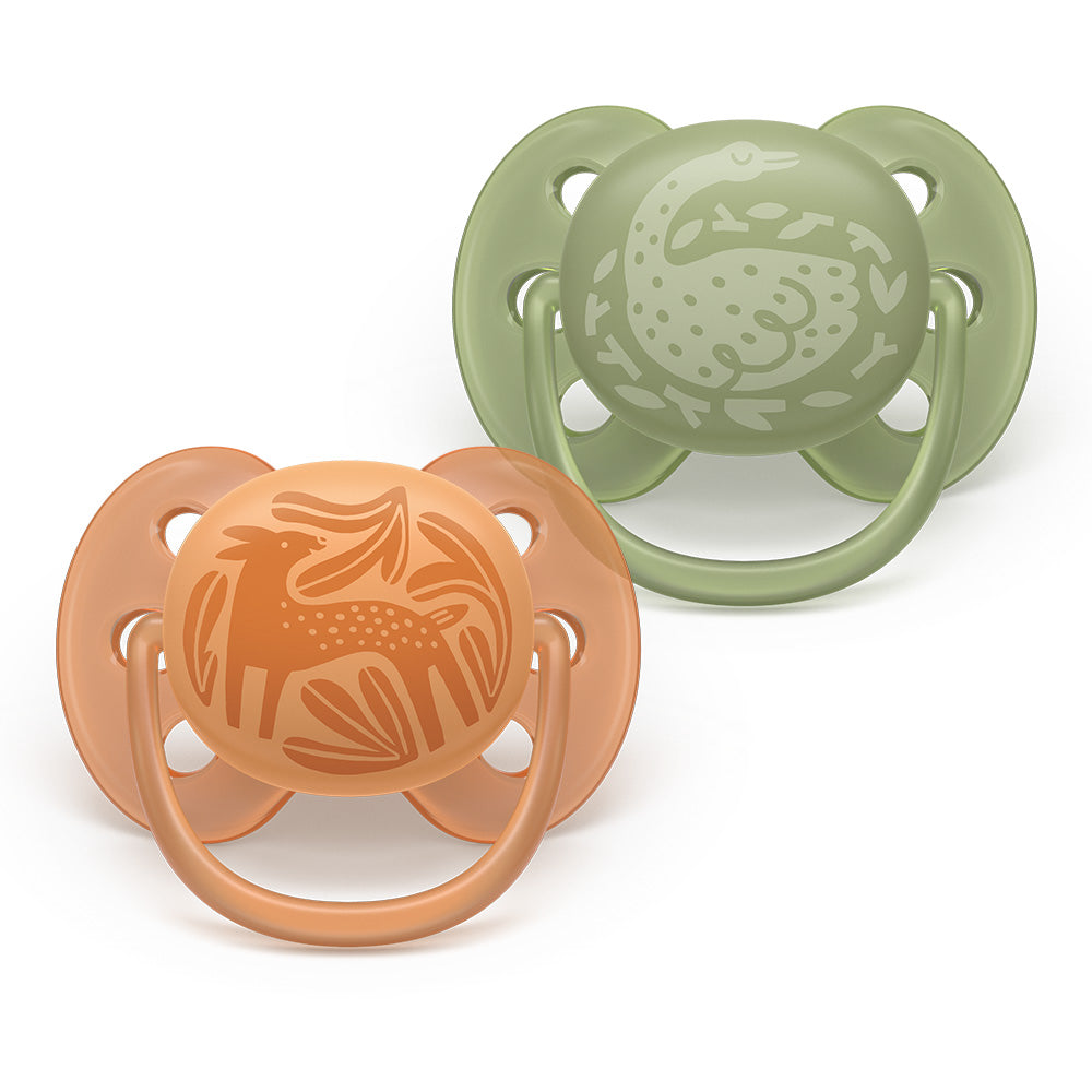 Залъгалки Ultra Soft 18м+ Неутрални С Декор Philips Avent