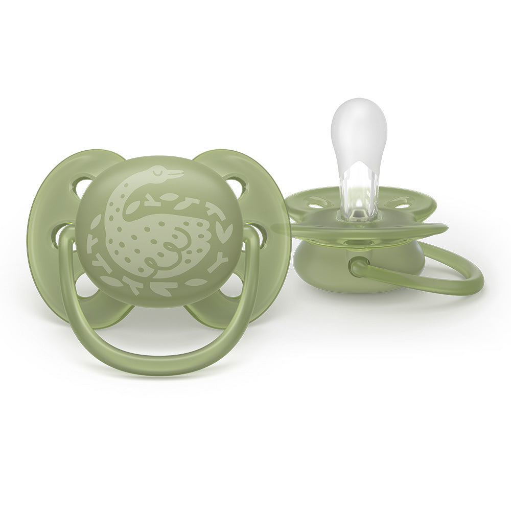 Залъгалки Ultra Soft 18м+ Неутрални С Декор Philips Avent