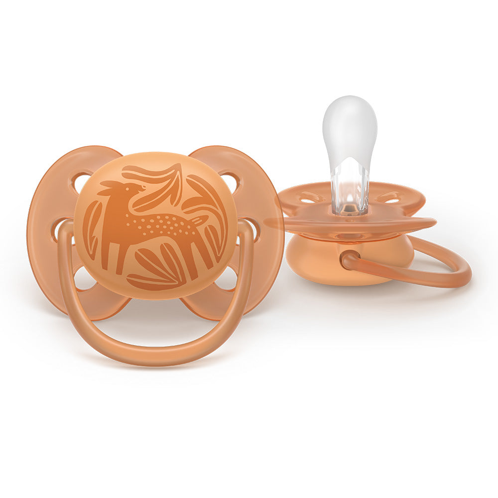 Залъгалки Ultra Soft 18м+ Неутрални С Декор Philips Avent