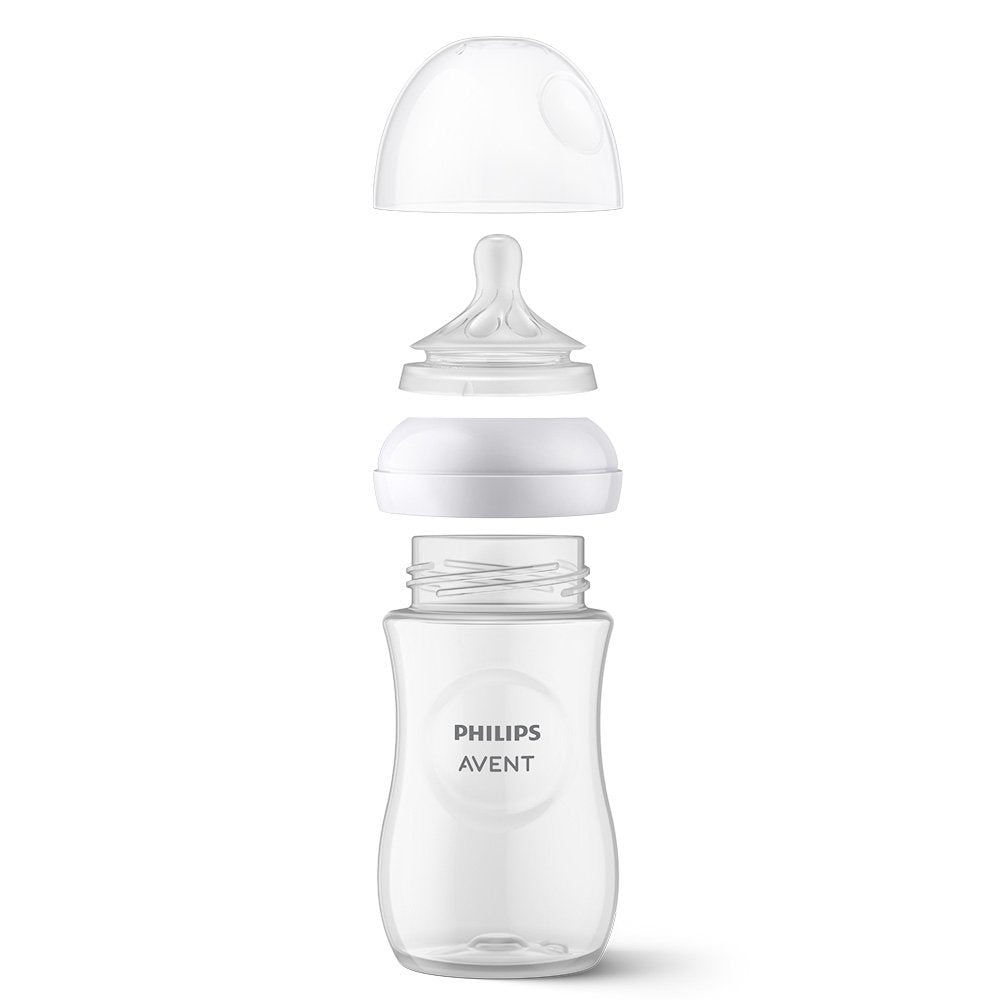 Biberoane Philips Avent Natural Response 3.0, 260 ml, 3 buc., 1M+
