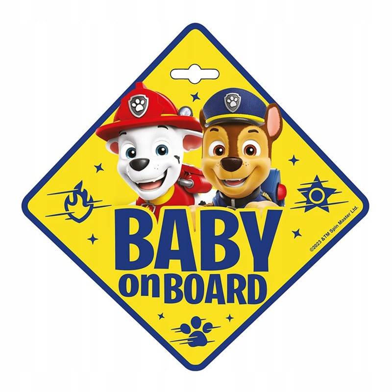 Табела Baby On Board Paw Patrol Boys Seven