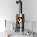 Модулна Метална Преграда 3 Модула За Отвори 82-214См Сив Modular 3 --- BebeMama