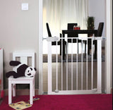 Универсална Метална Преграда За Врата С Механизъм За Автомат.Заключване - Бял Цвят Auto Close --- BebeMama