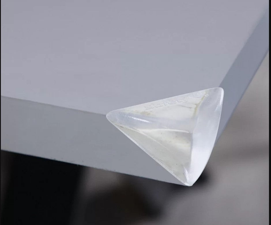 Protecții moi transparente pentru colțuri și muchii (4 buc/pachet) Protecții moi pentru colțuri