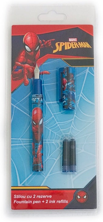 Писалка С Мастило Спайдермен С 2 Резерви