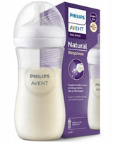 Philips Avent Natural Response cumisüveg, 330 ml + Natural Response etetőcumi, 4 lyukú, 3 hónapos kortól
