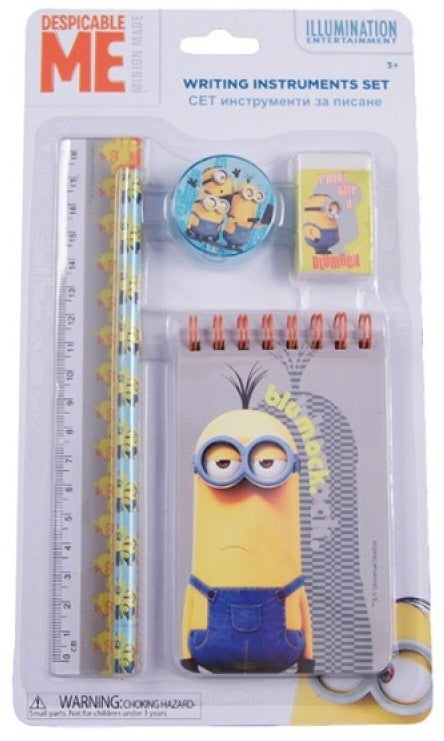 Инструменти За Писане И Чертане Със Спирален Бележник Миньоните