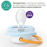 Залъгалки Ultra Air Happy 0 6м Сини С Плод И Мече Philips Avent