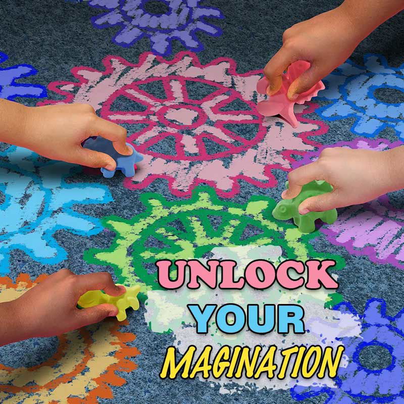 Steam Комплект - Направи Си Цветен Тебешир - Дино --- BebeMama