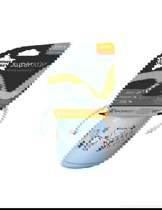 Superstar Чаша С Дръжки 300 Мл 6+ Синя --- BebeMama