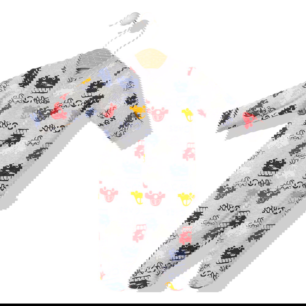 T2652 Гащеризон Painted Cars Тъмно Син 68Cm --- BebeMama