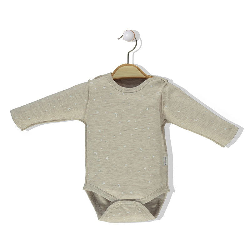 T2843 Боди Д.Р. Sleep Mood Бежов 80Cm --- BebeMama