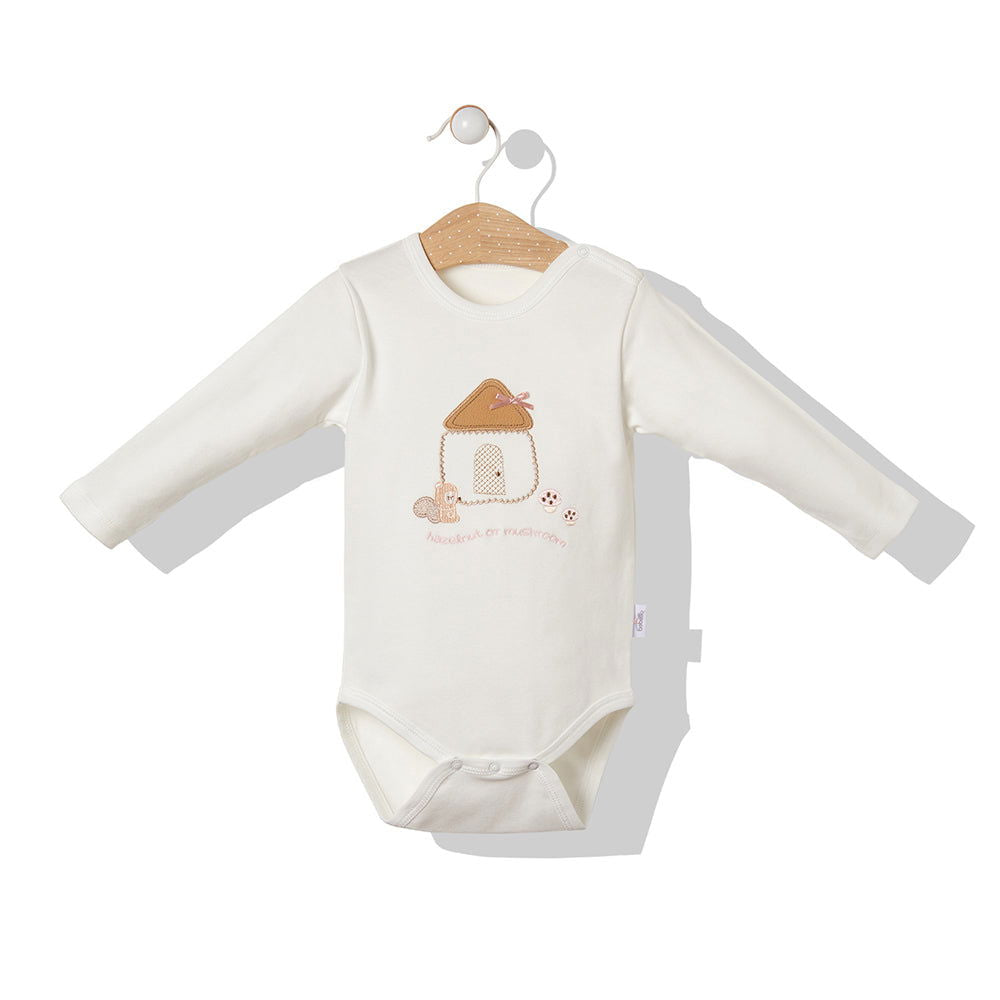 T2870 Боди Д.Р. Squirrel S Heart Екрю 98Cm --- BebeMama