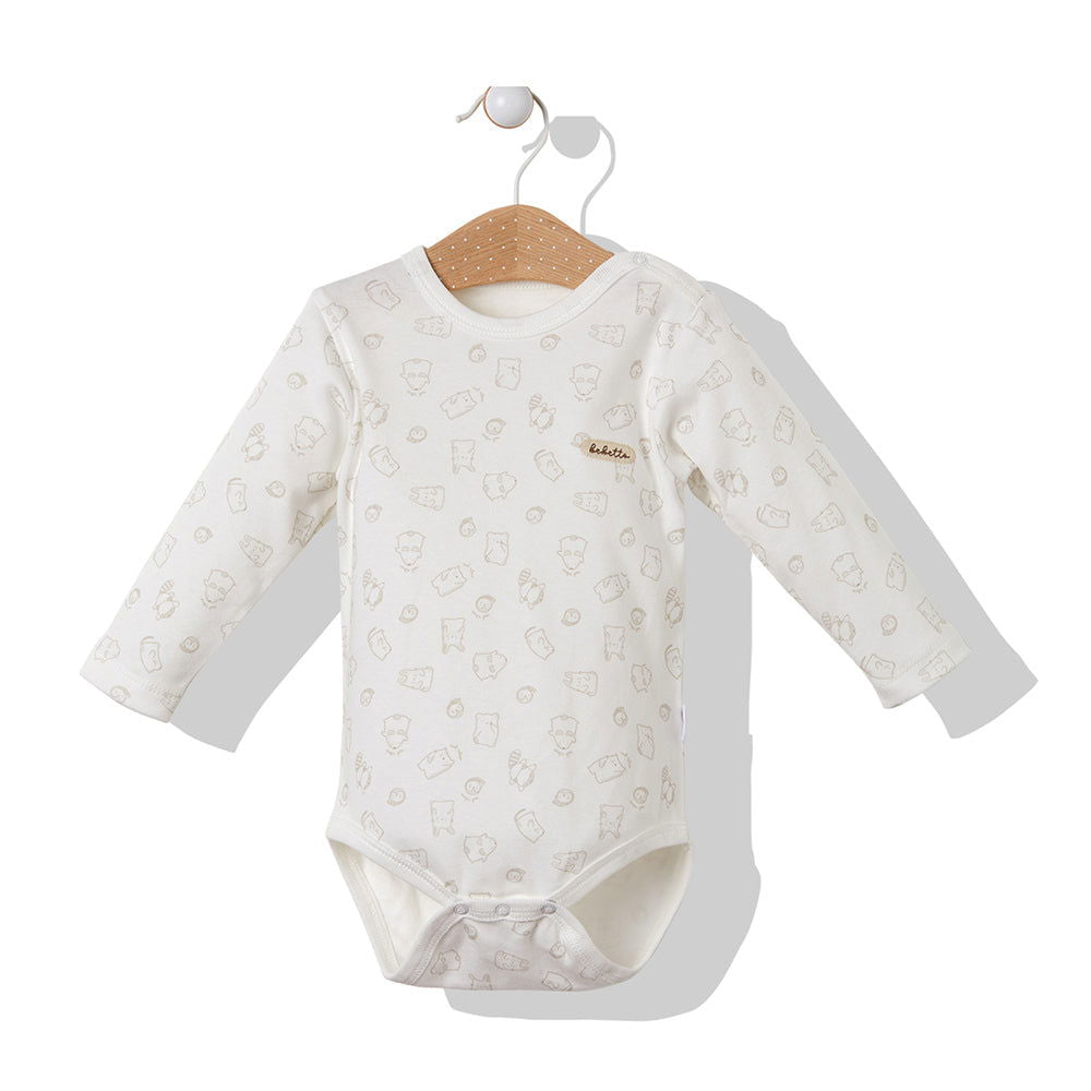 T2896 Боди Д.Р. Solo Two Бежов 98Cm --- BebeMama