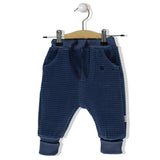 T2902 Панталонки Плюш Solo Two Тъмно Син 80Cm --- BebeMama