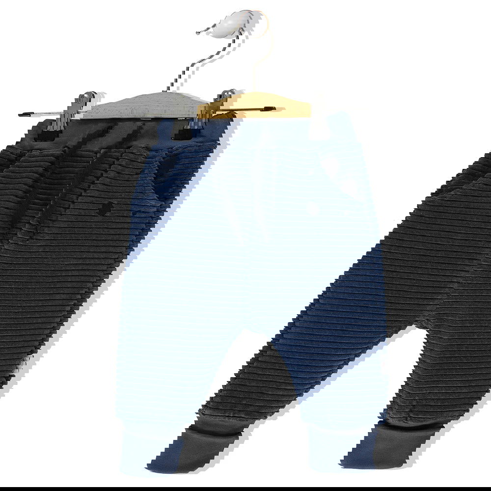 T2902 Панталонки Плюш Solo Two Тъмно Син 86Cm --- BebeMama