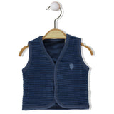 T2903 Елек Плюш Solo Two Тъмно Син 86Cm --- BebeMama