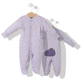 T2936 Гащеризон Chubby Colors Лилав 62Cm --- BebeMama