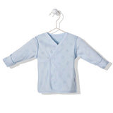 T3005 Жилетка Hearts Син 0-3M --- BebeMama