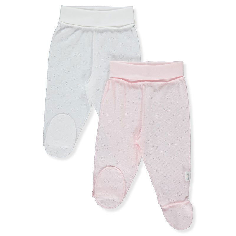 T3385 Ританки 2 Бр Basic 24 Розов 3-6M 68Cm --- BebeMama