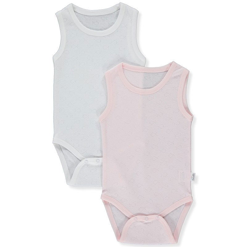 T3386 Боди-Потник 2 Бр Basic 24 Розов24-36M 98Cm --- BebeMama