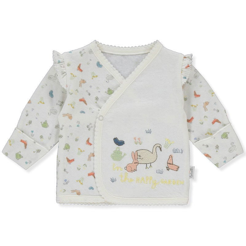 T3401 Жилетка Happy Garden Екрю 0-3M 62Cm --- BebeMama