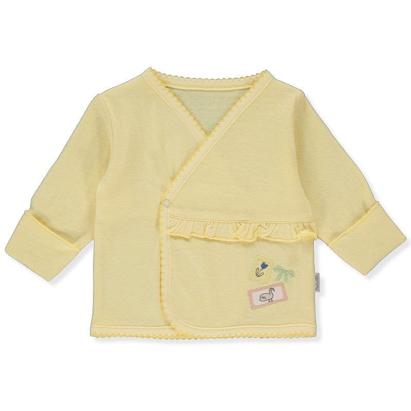 T3402 Жилетка Happy Garden Жълт 0-3M 62Cm --- BebeMama