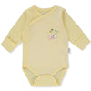 T3404 Боди Д.Р. Happy Garden Жълт 1-3M 62Cm --- BebeMama