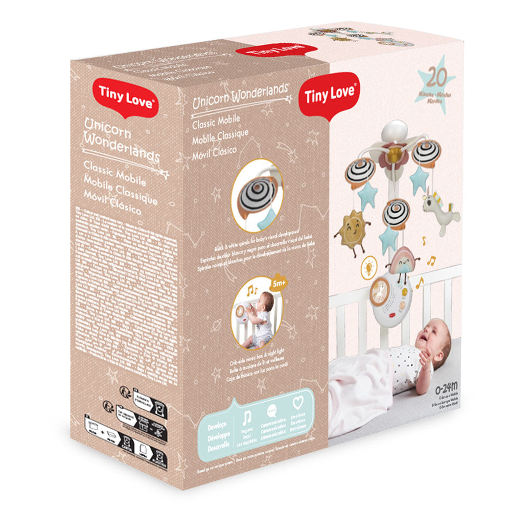 Музикална Въртележка Classic Unicorn Wonderlands, 0 24 М Tiny Love